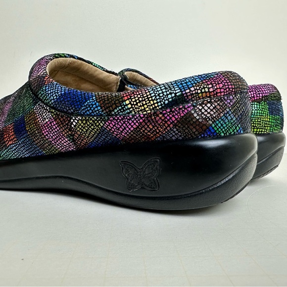 Alegria Clogs Womens Size 38 or 8 - 8.5 US Kay-585 Multicolor Mules Nurse - Picture 6 of 8